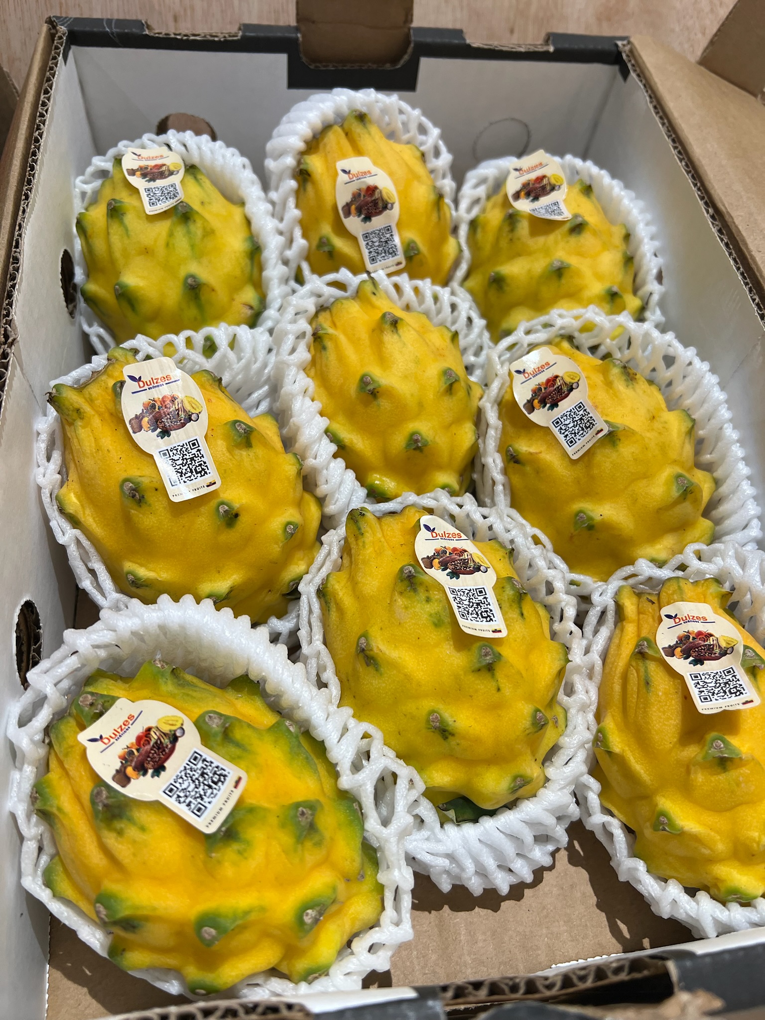 Yellow dragon fruit