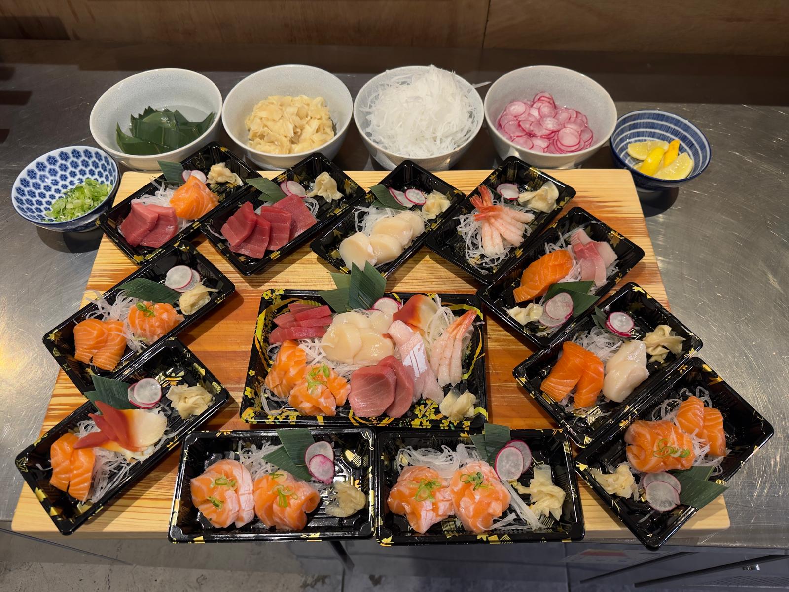 Sashimi platter